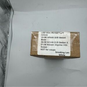 LED Side Marker Lights – Infiniti G35 Sedan / Nissan Skyline V35